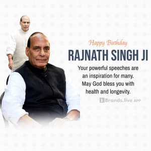 Rajnath Singh Birthday image