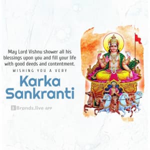 Karka Sankranti creative image