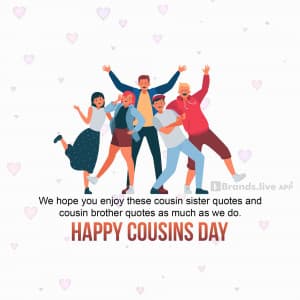 Cousins Day marketing flyer