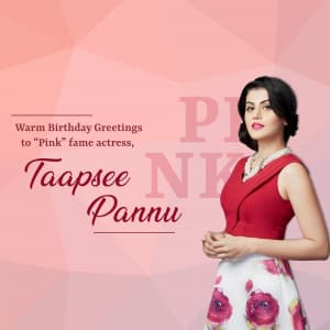 Tapsee Pannu Birthday poster