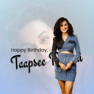 Tapsee Pannu Birthday post