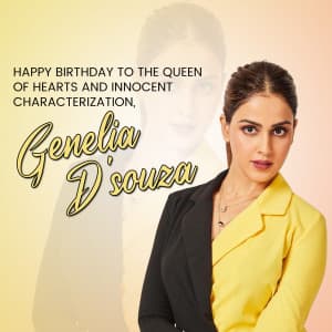 Genelia D'souza Birthday video