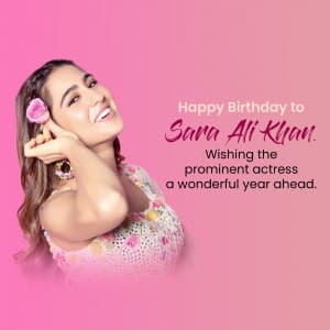 Sara Ali Khan Birthday graphic