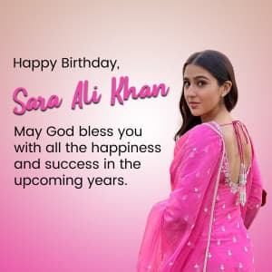 Sara Ali Khan Birthday video