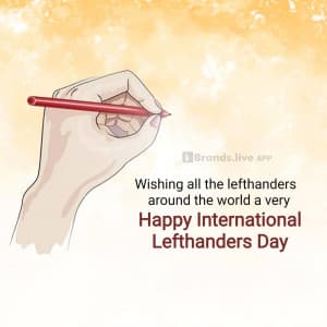 International Lefthanders Day event advertisement