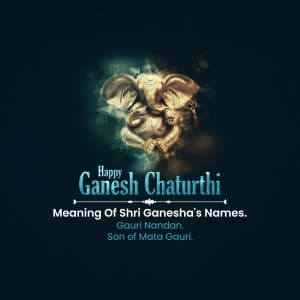 Meaning Of Shri Ganesha's Names event poster