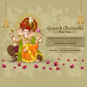 Ganesh Chaturthi Special marketing poster