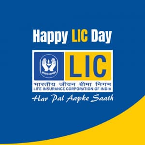 LIC Day poster Maker