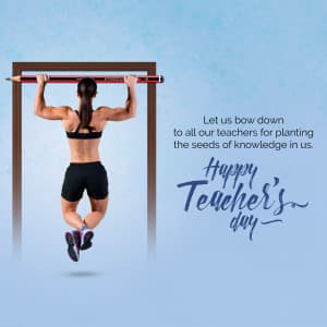 Teachers' Day advertisement banner