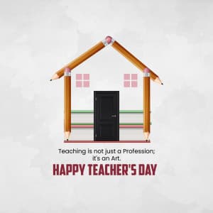 Teachers' Day marketing poster