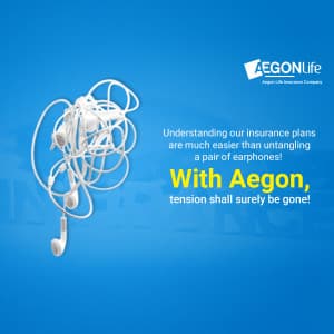 Aegon Life Insurance flyer