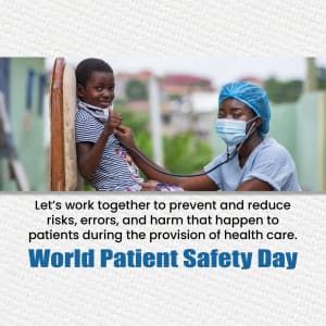 World Patient Safety Day event advertisement