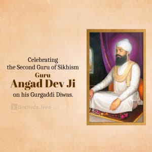 Guru Angad Dev Ji Gurgaddi Diwas event advertisement