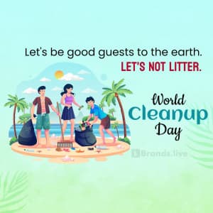 World Cleanup Day event advertisement