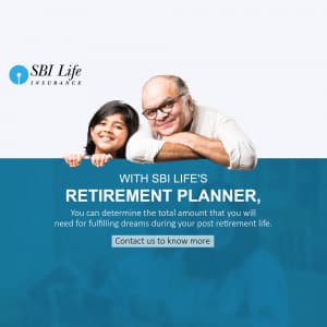 SBI Life Insurance Co Ltd promotional template