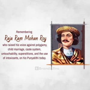 Raja Ram Mohan Roy Punyatithi post