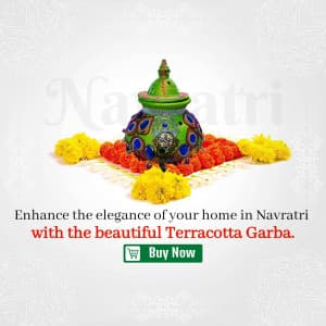 Navratri Mataji No Garbo event advertisement