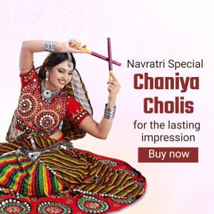 Navratri Clothes - Traditional Wear Facebook Poster