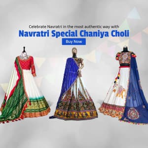 Navratri Clothes - Traditional Wear poster Maker