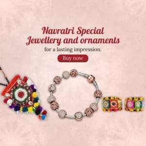 Navratri Ornaments facebook ad banner