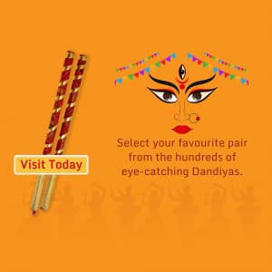 Navratri Dandiya facebook banner