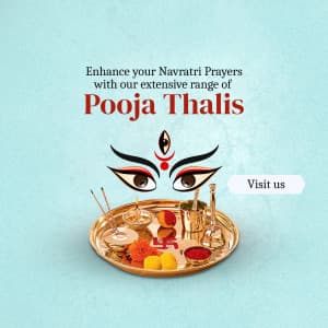 Navratri Pooja Thali template