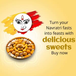 Navratri Sweets poster Maker