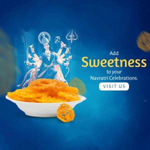 Navratri Sweets facebook ad banner