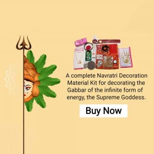 Navratri Decoration Material Instagram Post