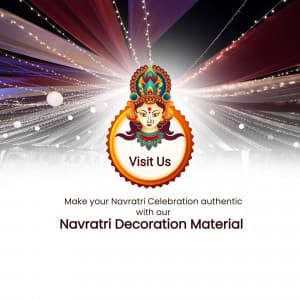 Navratri Decoration Material template