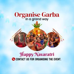 Navratri Event Organizer Instagram Post