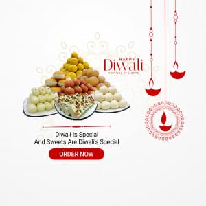 Diwali Sweets facebook ad banner