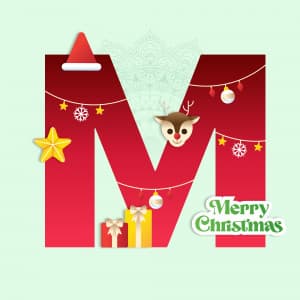 Christmas Alphabet whatsapp status poster