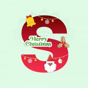 Christmas Alphabet Social Media post