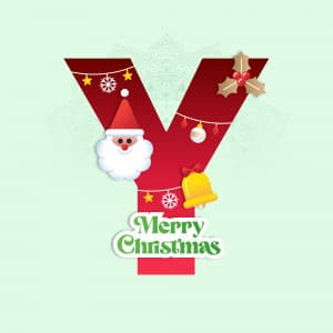 Christmas Alphabet Instagram banner