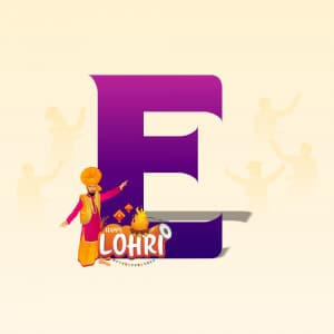 Lohri Alphabet Instagram flyer