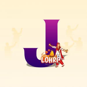 Lohri Alphabet Social Media poster