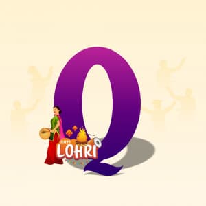 Lohri Alphabet event advertisement