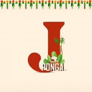 Pongal Alphabet Social Media poster