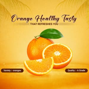 Oranges facebook ad banner