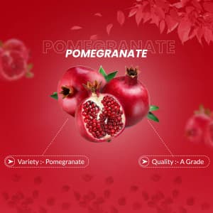 Pomegranate Social Media post