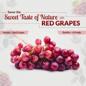 Grapes facebook ad banner
