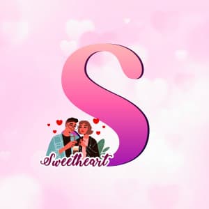 Valentine's Day Basic Alphabet facebook banner