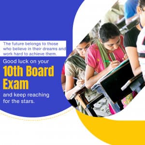 10th Exam banner