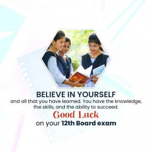 12th Exam poster