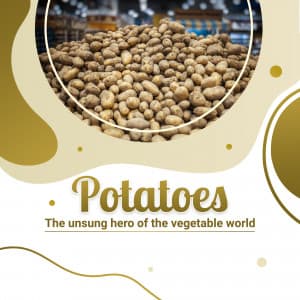 Potato whatsapp status poster