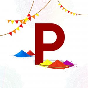 Alphabet - Holi poster Maker