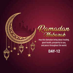 Ramadan Mubarak greeting image