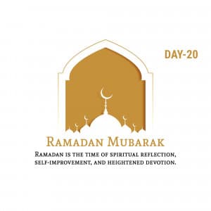 Ramadan Mubarak poster Maker