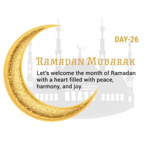 Ramadan Mubarak flyer